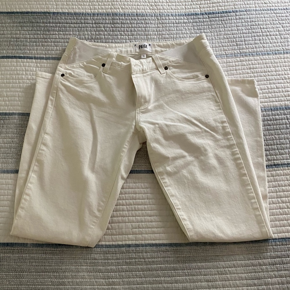 Paige Maternity Skyline Ankle Peg Jeans